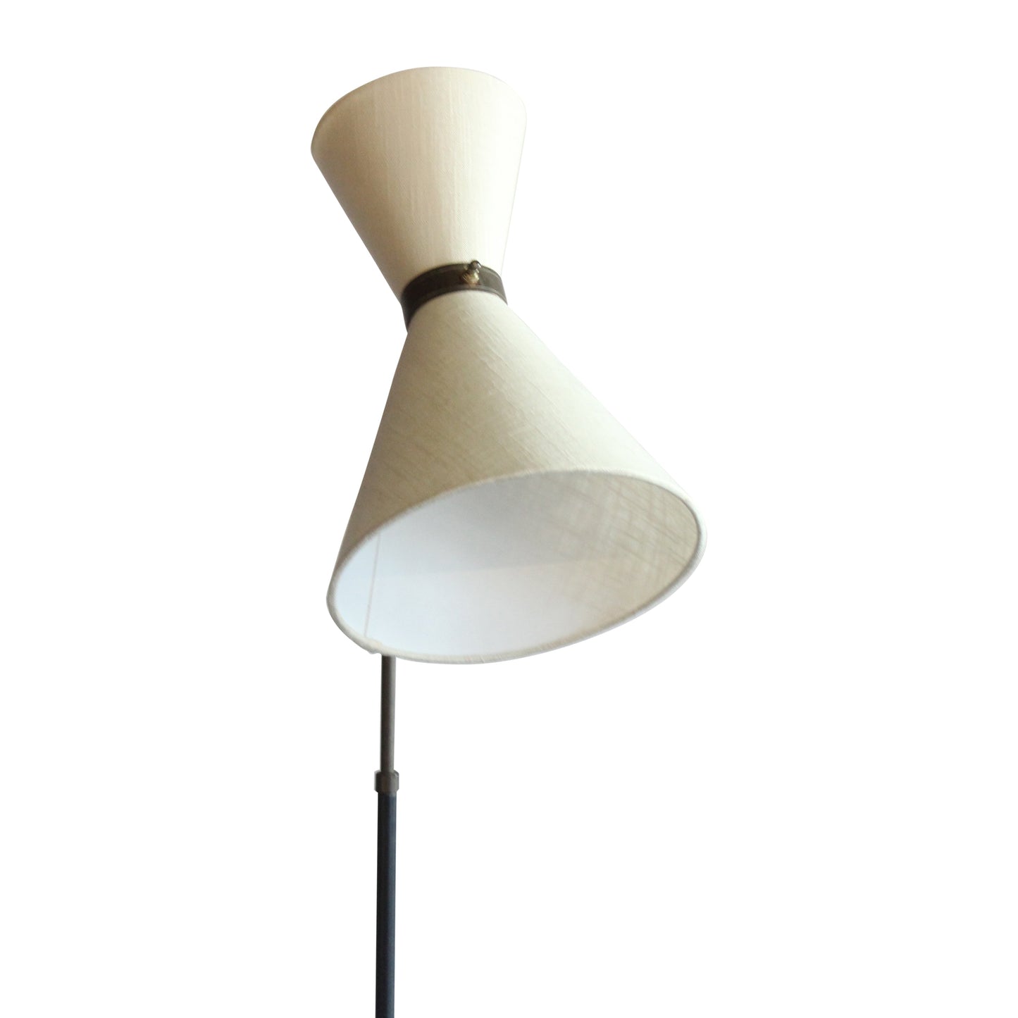 Lampadaire pivotant vintage en fer avec abat-jour Diablo