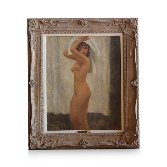 Peinture à l'huile nue de Walter Klett