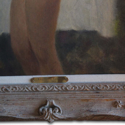 Peinture à l'huile nue de Walter Klett