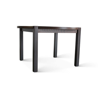 Table ronde danoise vintage en chêne et carrelage