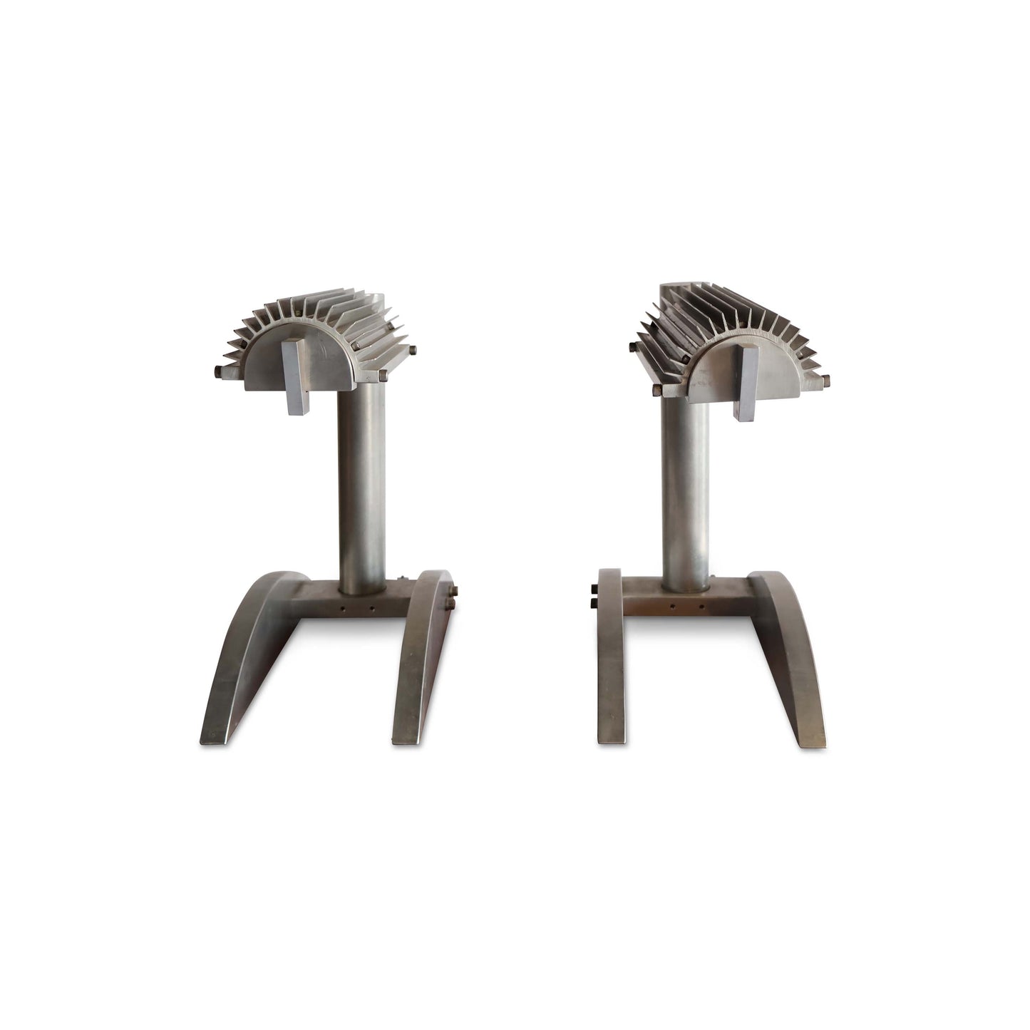 Paire de lampes de bureau Art déco en nickel, époque machine, années 1930