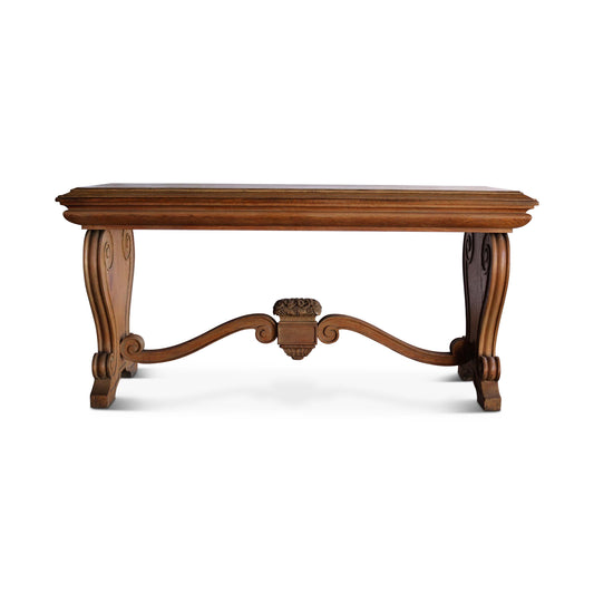 Paire de consoles vintage de style baroque, France, années 1930. Vendues à l'unité.