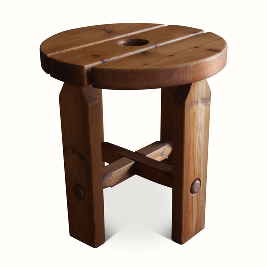 Table d'appoint en pin suédois