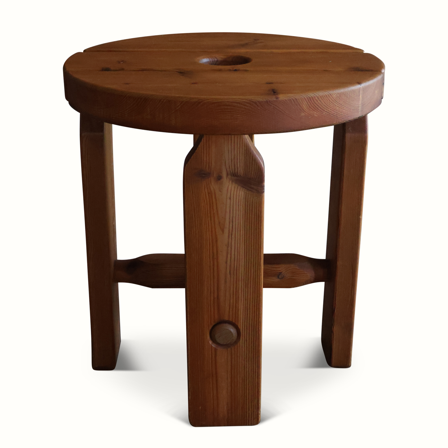Table d'appoint en pin suédois