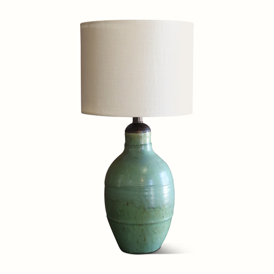 Lampe de poterie d'atelier en céramique