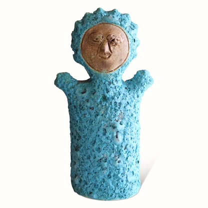Sculpture en céramique « Sun Person » de Stan Bitters