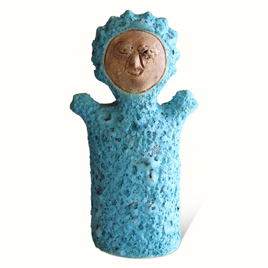 Sculpture en céramique « Sun Person » de Stan Bitters