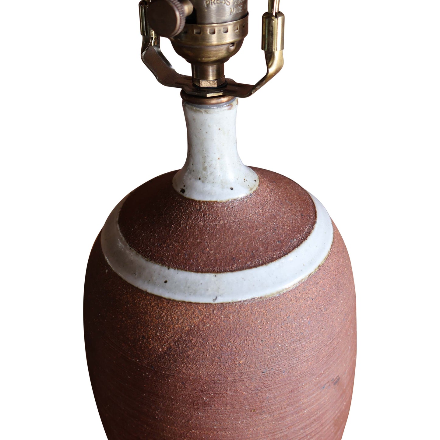 Lampe en poterie du milieu du siècle