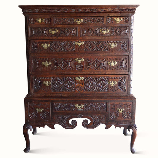 Bureau de chêne anglo-indien de George III 