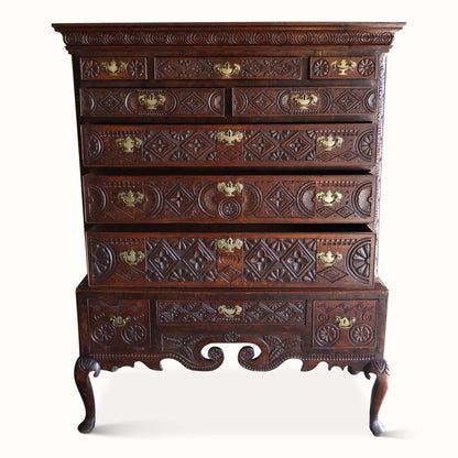 Bureau de chêne anglo-indien de George III 