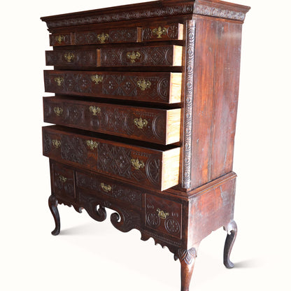 Bureau de chêne anglo-indien de George III 