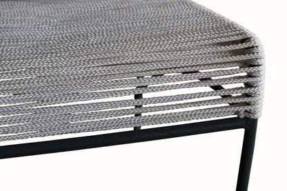 Paire de chaises de patio des années 1960 avec cordon en coton