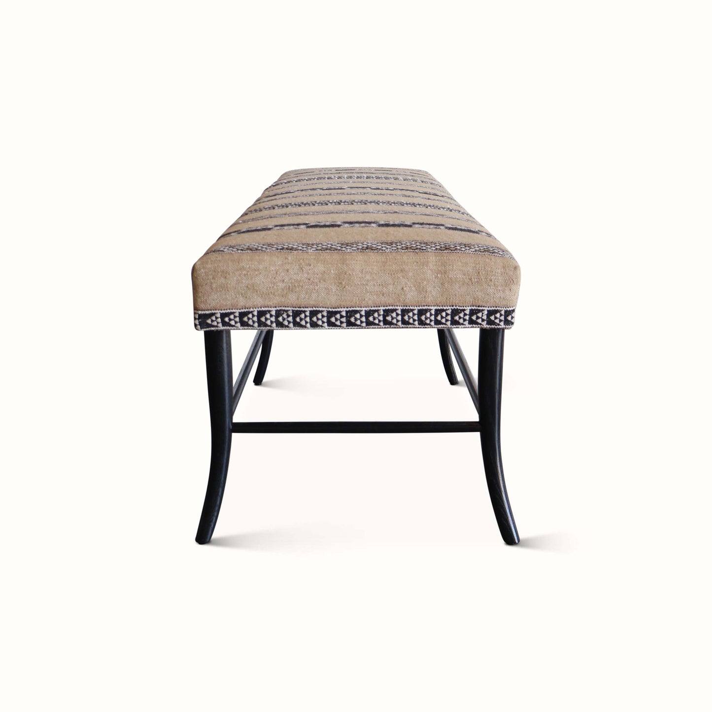 Banc Croft en textile marocain vintage