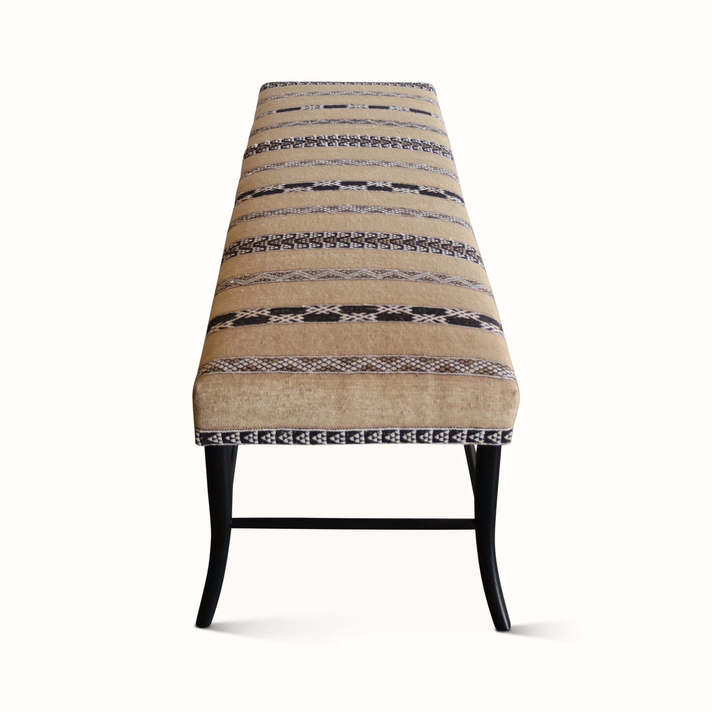 Banc Croft en textile marocain vintage