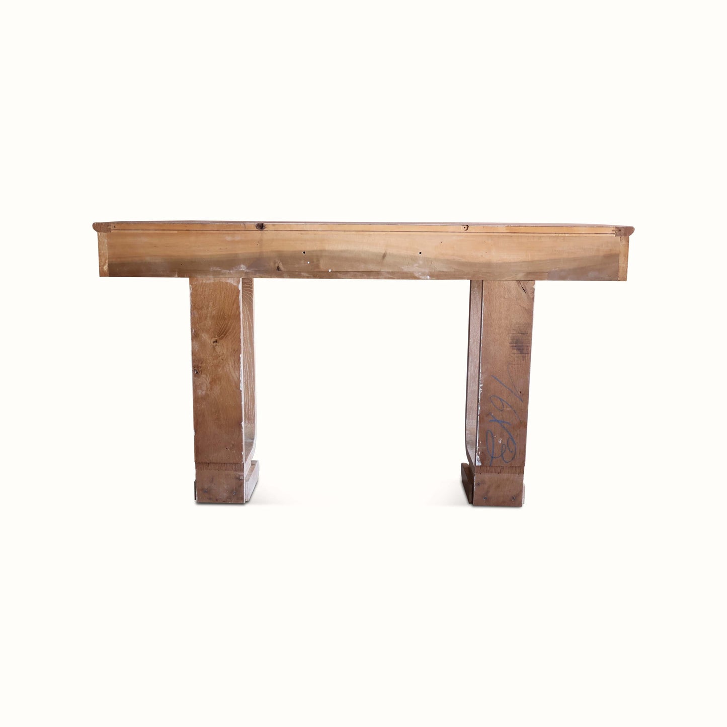 Console murale moderne en chêne cérusé