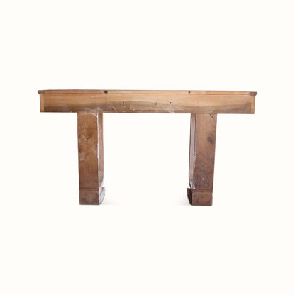 Console murale moderne en chêne cérusé