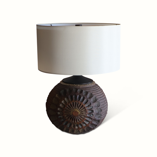 Lampe en poterie d'atelier des années 1960 par Jeff Borden