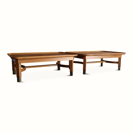 Tables basses en acajou par Ferdinand Lundquist