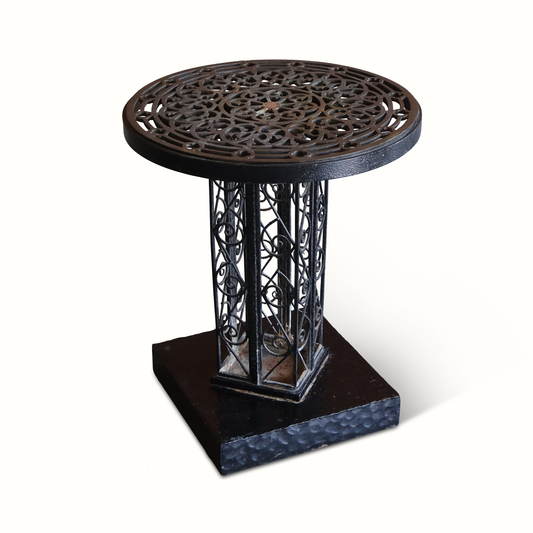 Table d'appoint en fer français des années 1930