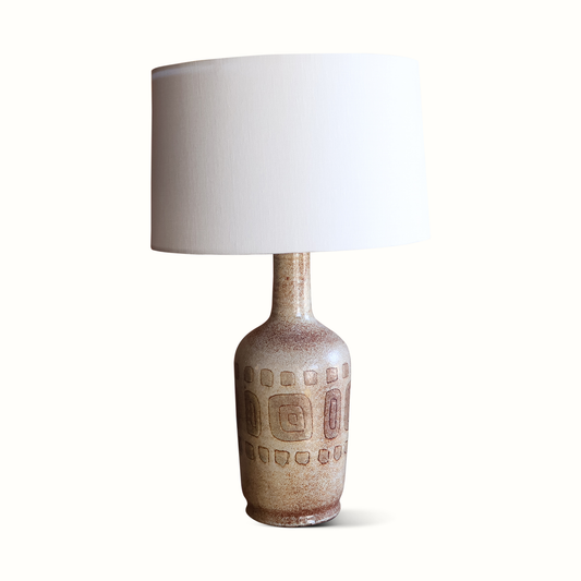 Lampe d'atelier en céramique française des années 1960