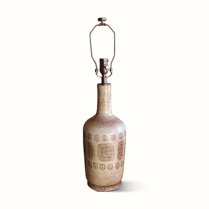 Lampe d'atelier en céramique française des années 1960
