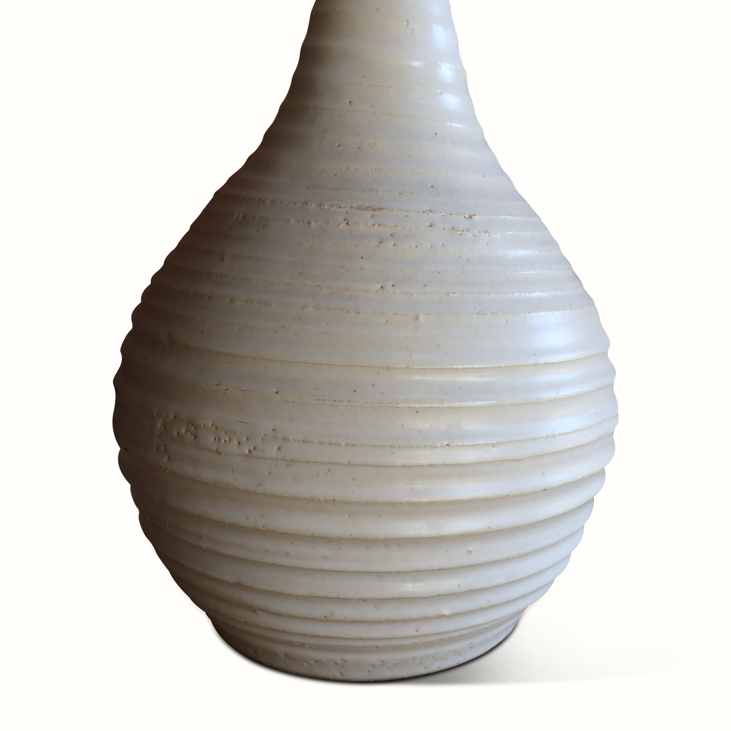 Lampe de table en poterie d'atelier française