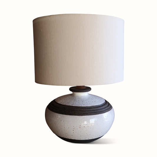 Lampe de table en céramique italienne par Bitossi, années 1960