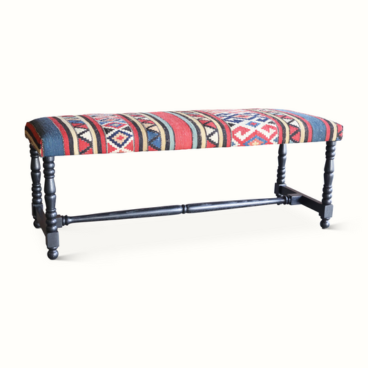 Banc Mamounia dans un Kilim Vintage