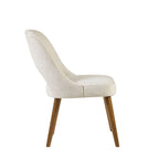 Chaises de salle à manger rembourrées INK IVY Nola avec dossier découpé (lot de 2)