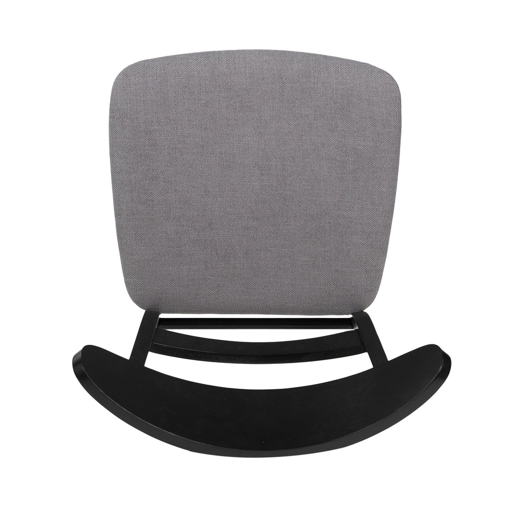 Chaise de salle à manger Abrielle en bois d'hévéa rembourrée de style milieu de siècle (lot de 2) par Christopher Knight Home