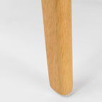 Chaise de salle à manger Abrielle en bois d'hévéa rembourrée de style milieu de siècle (lot de 2) par Christopher Knight Home