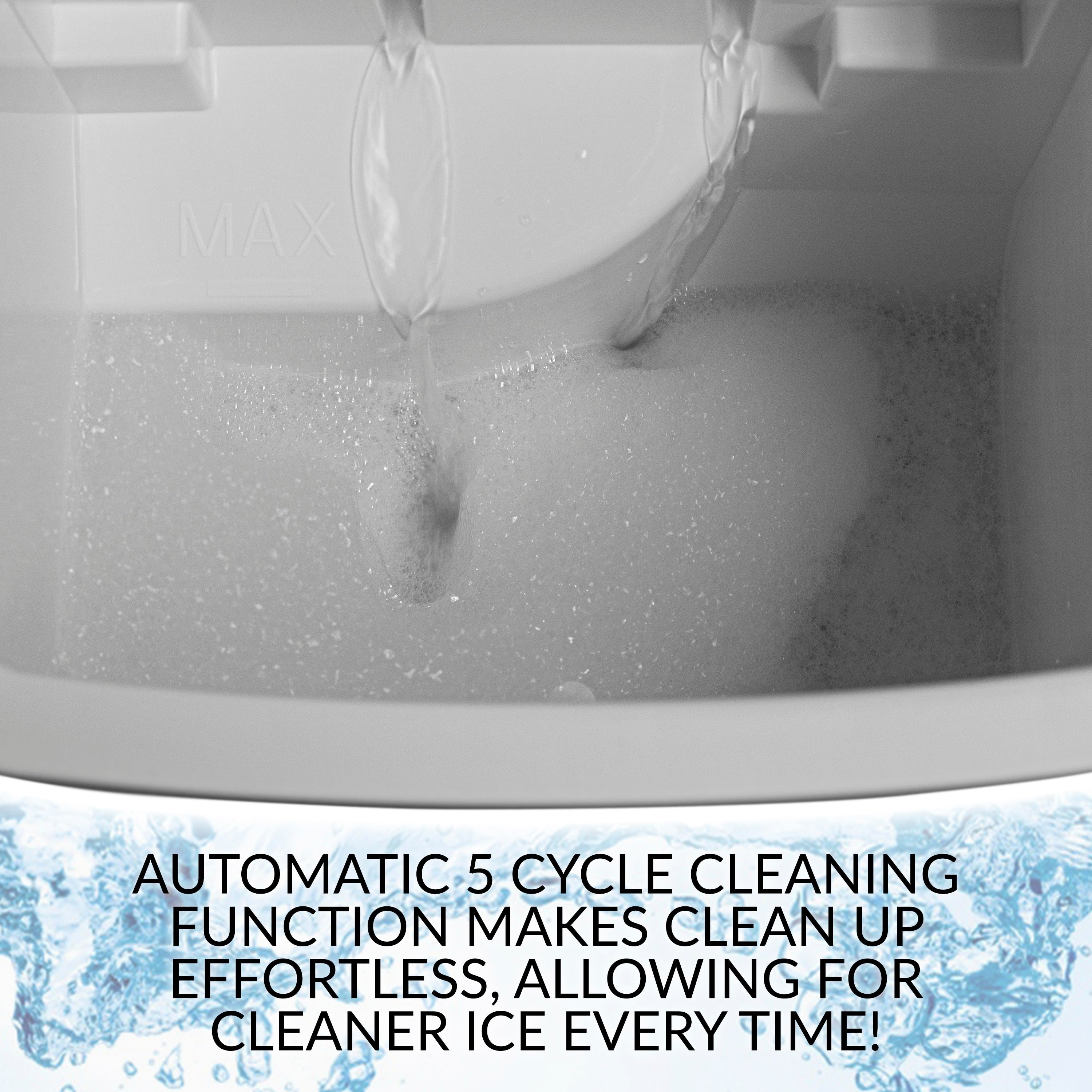 Machine à glaçons portative autonettoyante Igloo de 11,8 kg avec poignée, couleur aqua