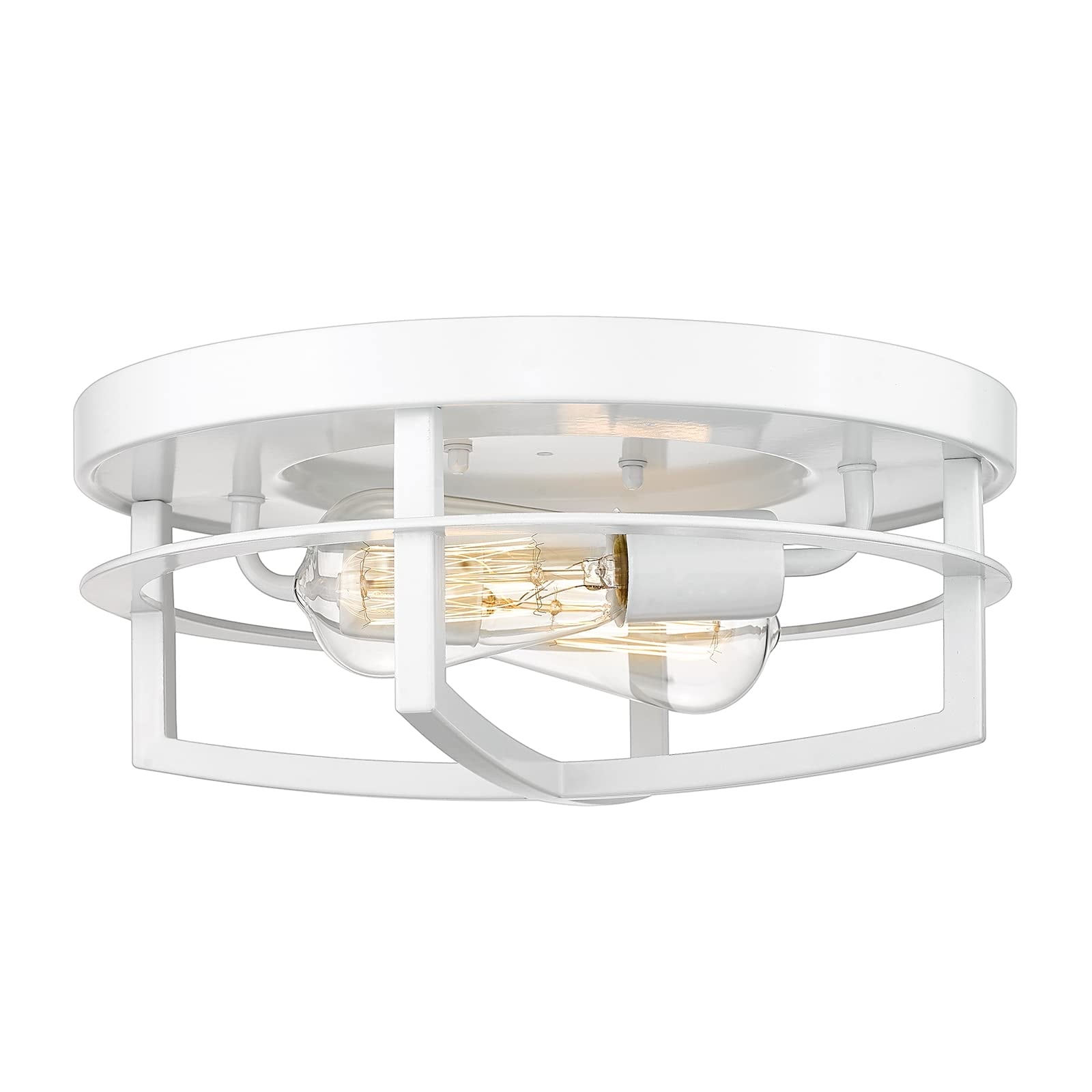 13 2-Light Industrial Ceiling Light Flush Mount Lights