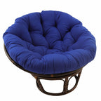 Chaise Papasan Bali en rotin de 42 pouces avec coussin en sergé