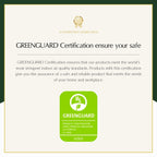 Chaise de travail moderne Joseph en similicuir avec verrouillage de l'inclinaison et inclinaison centrale par HULALA HOME