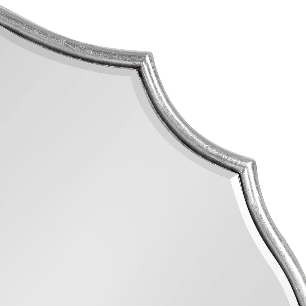 Miroir mural ovale festonné Kate et Laurel Leanna