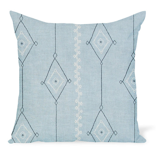 Oreiller Khyber bleu de Peter Dunham Textiles 