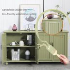 Buffet de cuisine, meuble de bar à café, meuble de rangement d'appoint