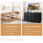 Buffet de cuisine, meuble de bar à café, meuble de rangement d'appoint