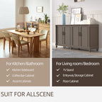 Buffet de cuisine, meuble de bar à café, meuble de rangement d'appoint