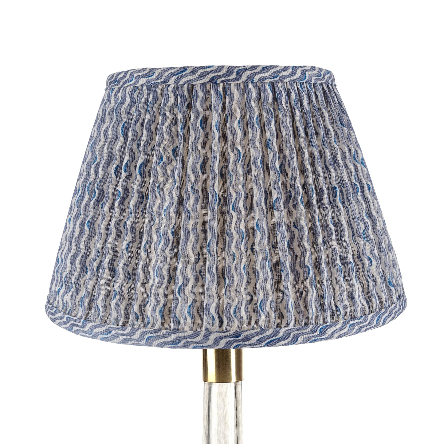 Abat-jour Fermoie en Popple Bleu