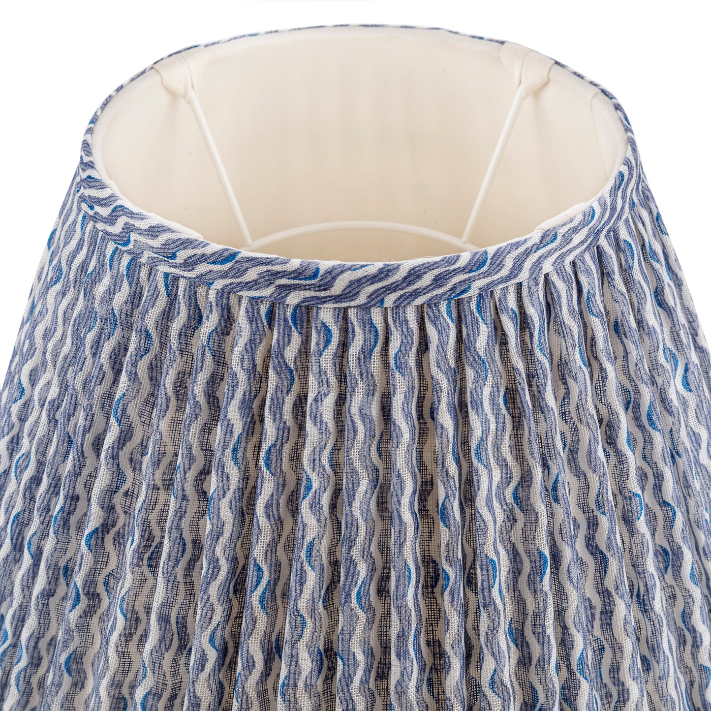 Abat-jour Fermoie en Popple Bleu