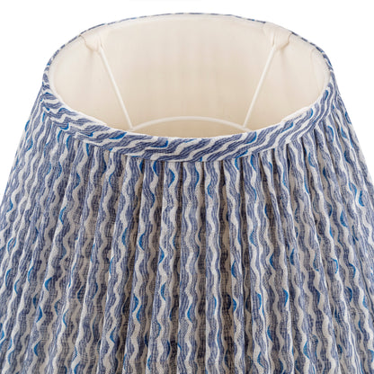 Abat-jour Fermoie en Popple Bleu