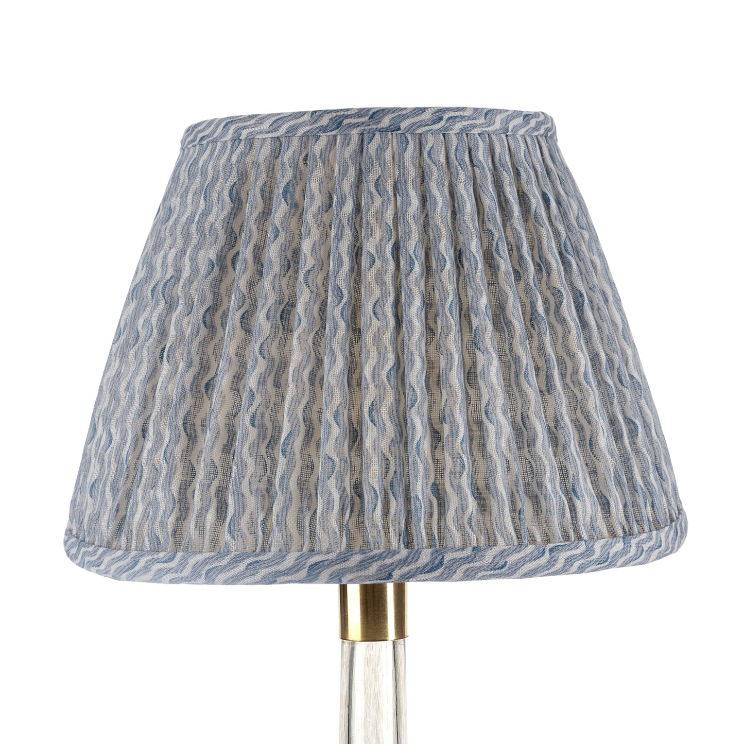 Abat-jour Fermoie en Popple bleu clair