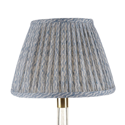 Abat-jour Fermoie en Popple bleu clair