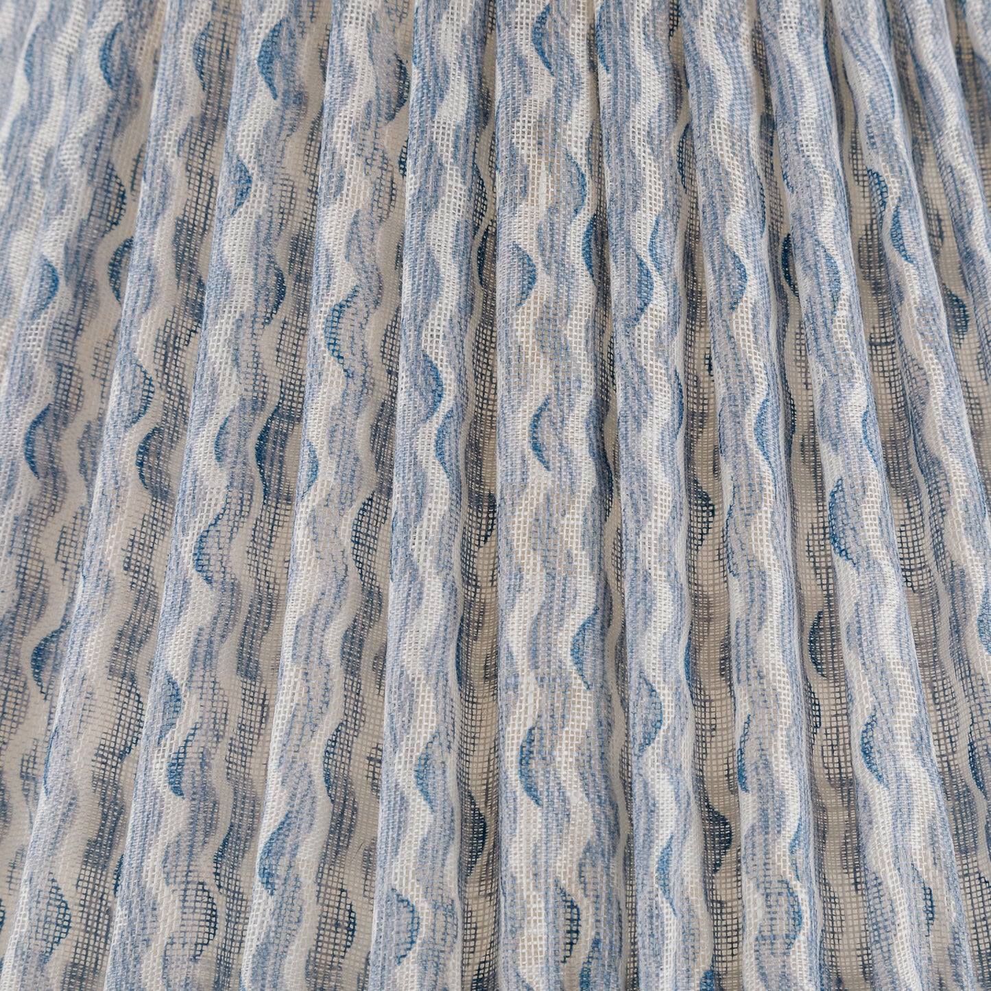 Abat-jour Fermoie en Popple bleu clair