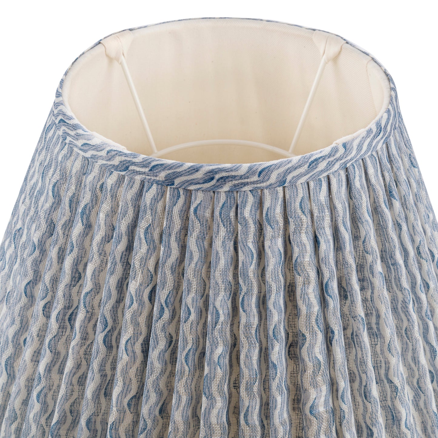 Abat-jour Fermoie en Popple bleu clair