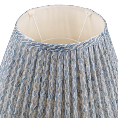 Abat-jour Fermoie en Popple bleu clair
