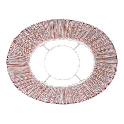 Abat-jour Fermoie rose strié