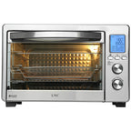 Four grille-pain de comptoir LNC 12 en 1 de grande capacité (34 pintes), convection, rôtissoire et friteuse à air - 19,5 L x 15 l x 12,5 H